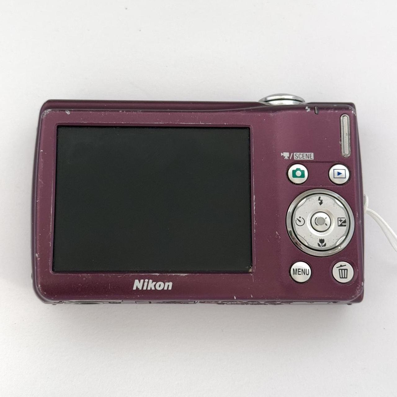 Geniune Pre-Owend Nikon Coolpix S220 Plum Digital Camera