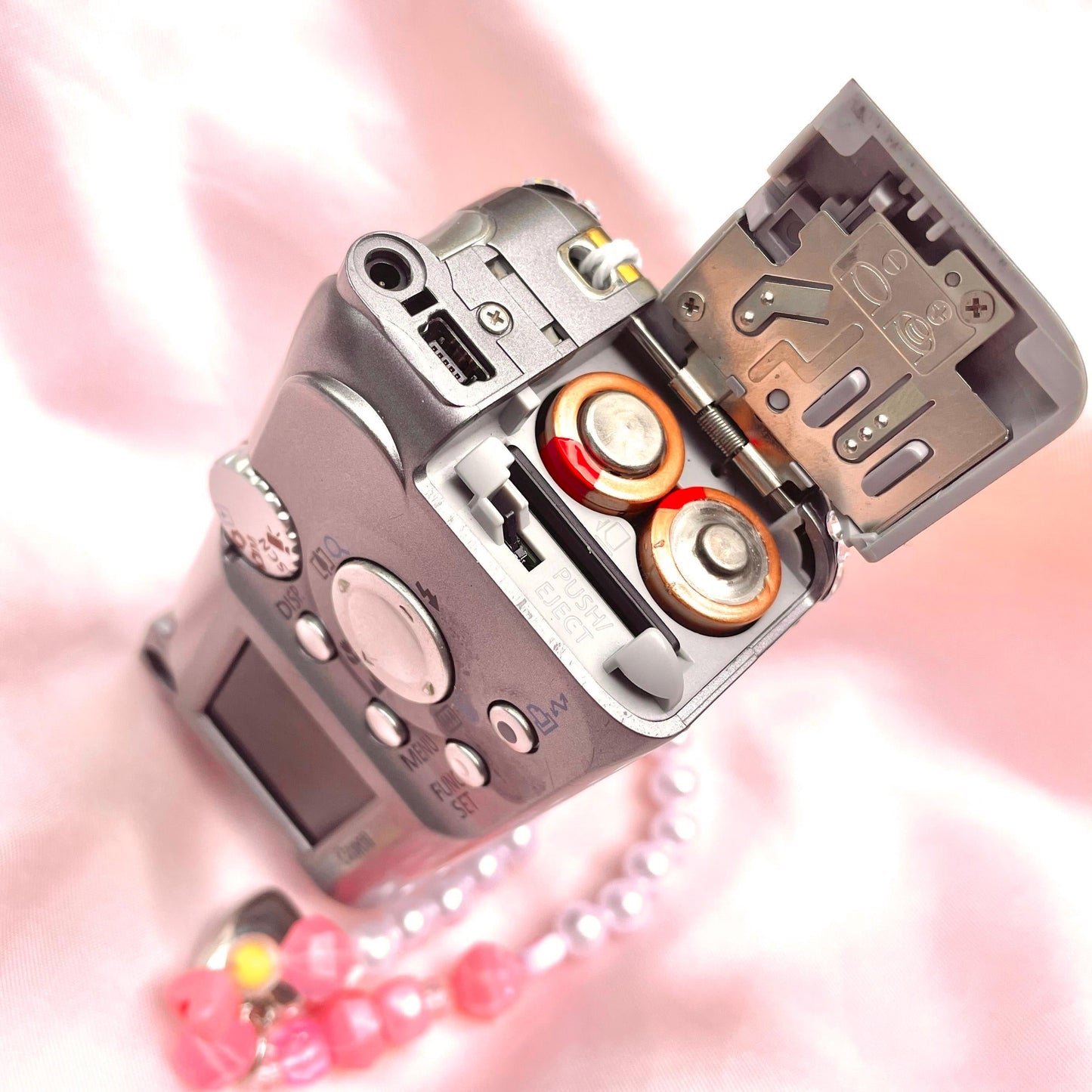 Geniune Canon Poweshot A410 Cute Y2k Aesthetic decorated digital camera, has flaw! READ DESCRIPTION PreOwned