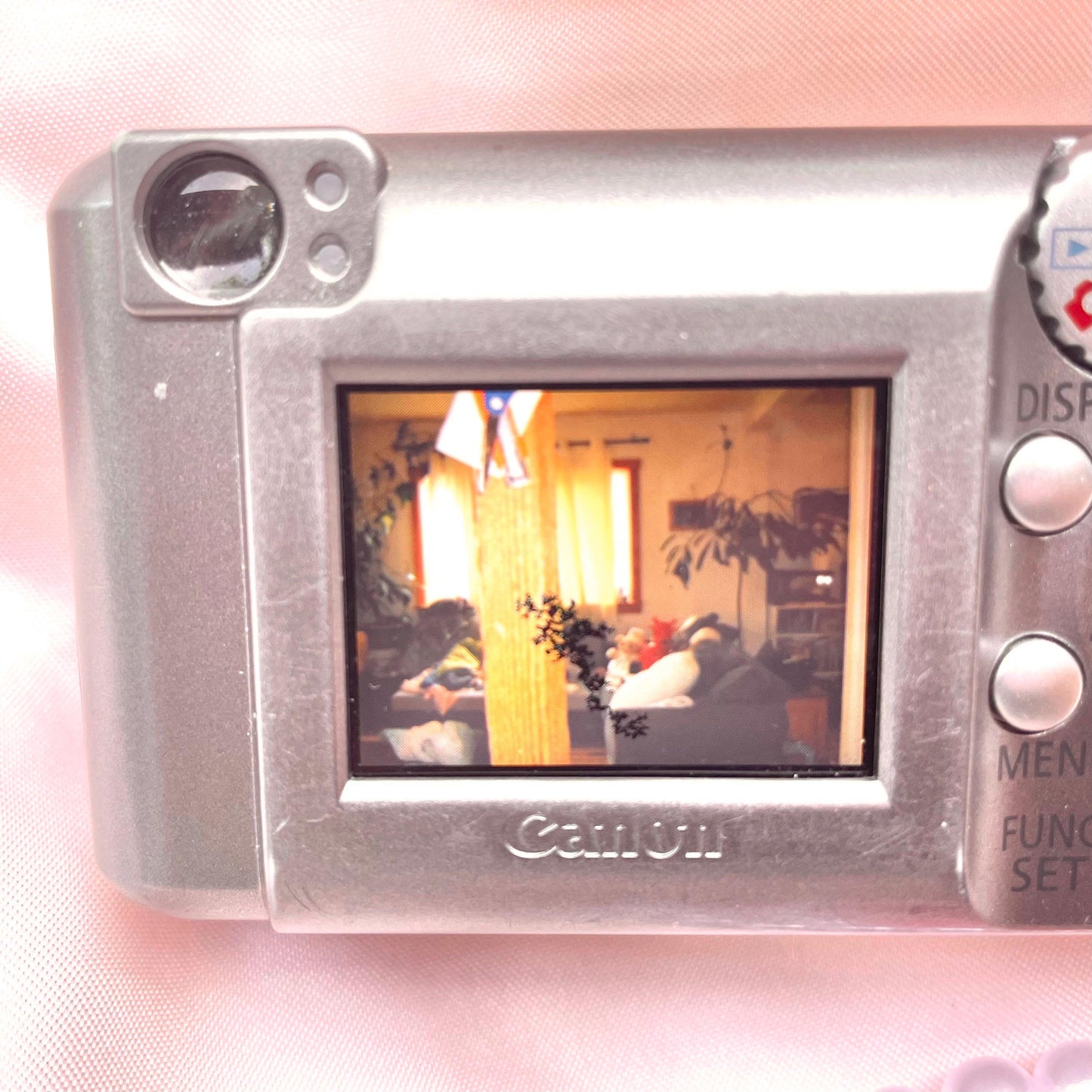 Geniune Canon Poweshot A410 Cute Y2k Aesthetic decorated digital camera, has flaw! READ DESCRIPTION PreOwned