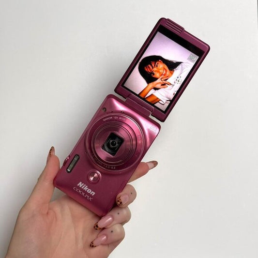 Geniune Nikon Coolpix S6900 Pink Digital Camera Bundle Pre-Owned🫧⋆ ₊˚🎀 RARE Hot Pink Digicam