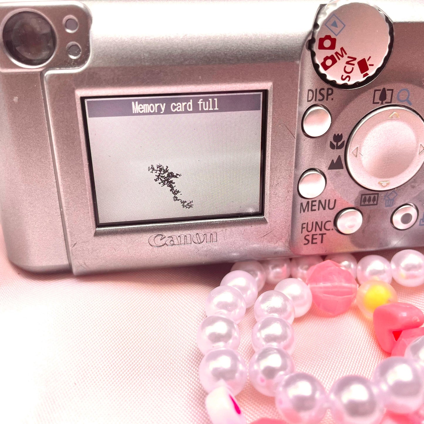 Geniune Canon Poweshot A410 Cute Y2k Aesthetic decorated digital camera, has flaw! READ DESCRIPTION PreOwned